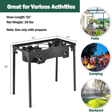 Stove High Pressure Propane Burner - Goplus