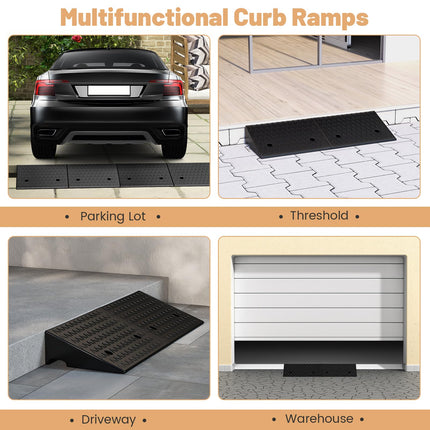 Goplus Curb Ramp 2 Pack