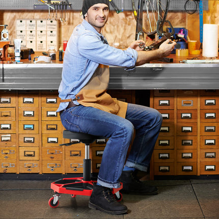 Goplus Rolling Mechanic Stool