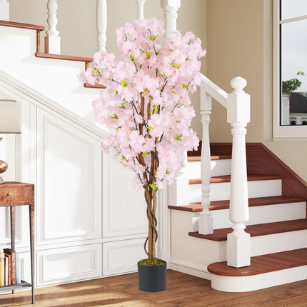 Goplus 5FT Artificial Cherry Blossom Tree