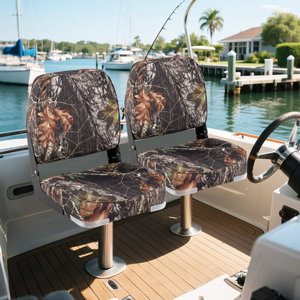 Goplus 2 Packs Boat Seats Thickened Sponge Padding