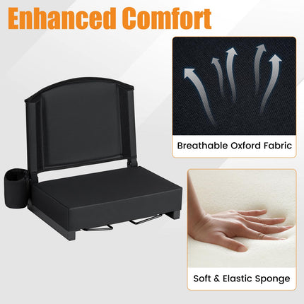 oplus Stadium Seats with Back Support | Suitable for Sports Events