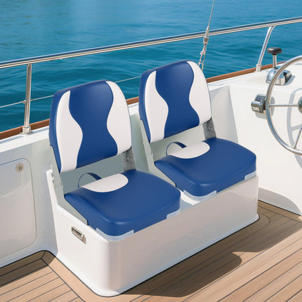 Goplus Waterproof Fishing Captain Boat Seats with Stainless Steel Screws