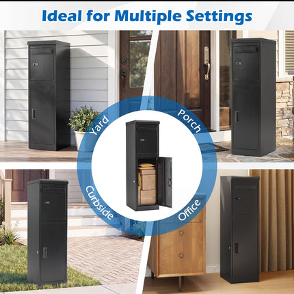 Goplus 12.5" x 16.5" x 43.5" Package Delivery Boexes for Outside