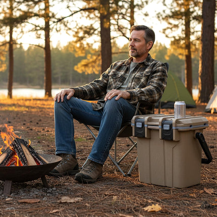 Goplus 21QT Ultra-Light Injection Molded Cooler with Swing-up Handle & Bottle Opener