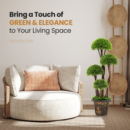 Goplus Artificial Cypress Topiary Ball Tree - GoplusUS