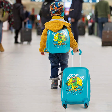 Goplus 2 PCS Kids Luggage | 13" Backpack & 16" Carry-on Suitcase