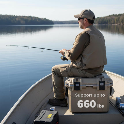 Goplus 53QT Insulated Ice Retention Cooler Keep Ice for 5 Days