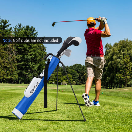 Goplus Lightweight Golf Stand Bag for The Driving Range Par 3 and Executive Courses