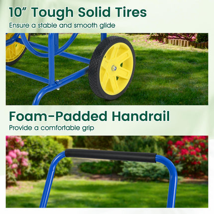 Goplus 230 FT of 5/8" Large Capacity Garden Hose Reel Cart