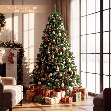 Goplus 6 ft Smart Pre-Lit Christmas Tree with 719 Branch Tips & 42 Lighting Modes
