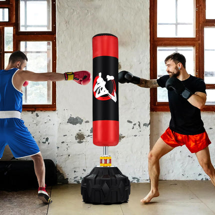 Goplus Freestanding Punching Bag, 70" Heavy Boxing Bag w/Fillable Base