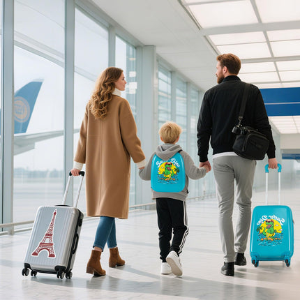 Goplus 2 PCS Kids Luggage | 13" Backpack & 16" Carry-on Suitcase