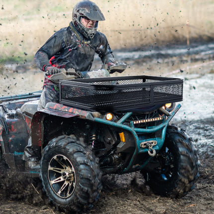 Goplus ATV Front Rack Universal ATV Storage Rack 36.5”L x 17.5”W x 6.5”H