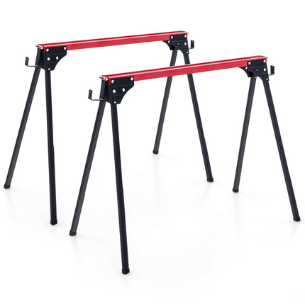 Goplus Saw Horses 2 Pack Folding