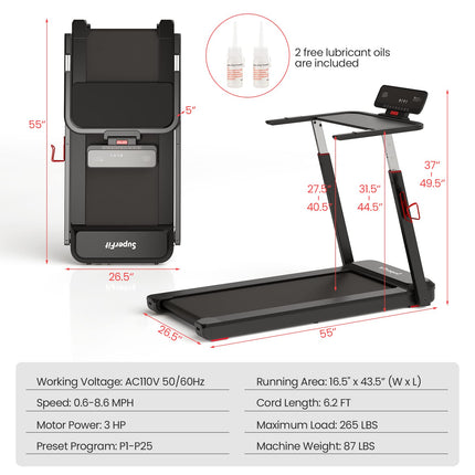 Goplus 3HP FoldableTreadmill