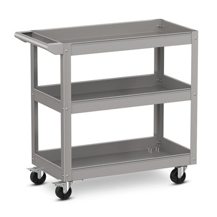 Goplus 3-Layer Service Utility Cart, Heavy Duty Unity Cart with Flat Handle