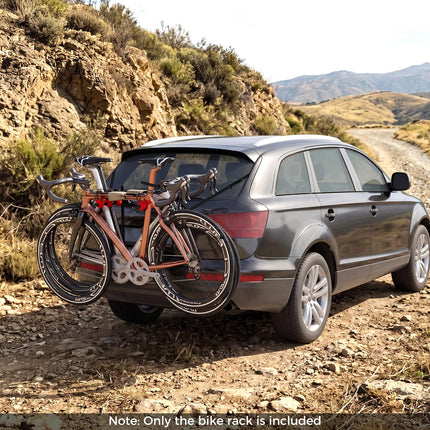 Goplus 3-Bike Trunk Mount Bike Rack Foldable Carbon Steel Bicycle Carrier for Hatchback