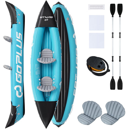 Goplus Inflatable Kayak 2 Person 10.5 FT Tandem Touring Kayak