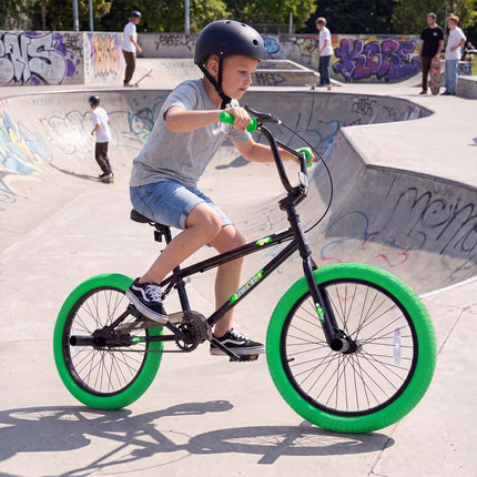 Goplus Freestyle BMX Bike 20" Trick Bicycle w/ 360 Degree Steering & 4 Pegs