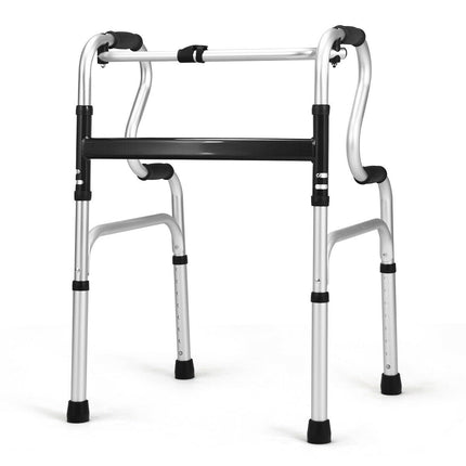 Folding Walker, 400LBS FDA Certification Toilet Armrest - GoplusUS
